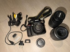  Nikon D3300 Digital SLR Camera W/ Additional Lens & Accessories- tested 