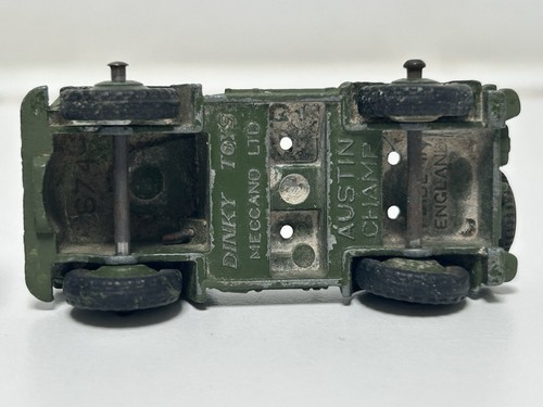 Dinky Toys 673 Scout Car And 674 Austin Champ Jeep Diecast Vintage Toy Bundle - Picture 9 of 10