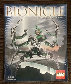 LEGO Bionicle 8622 Nidhiki, 100% Complete With Box And Instructions.