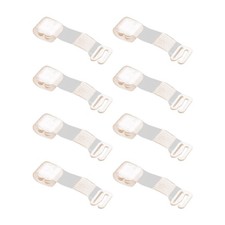 4 Pairs Clear Invisible Bra Straps Lightweight Replacement Removable Bra