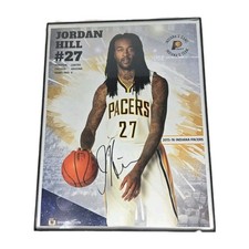 Autographed Jordan Hill #27 11x9 Framed 