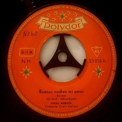Jimmy Makulis - Buenas noches mi amor/Spiel auf dem Tamburin/Polydor 238187/EX