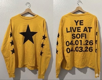 Kanye West YE Bully Merch Live in  Sofi LA YE Sweatshirt New S-3XL