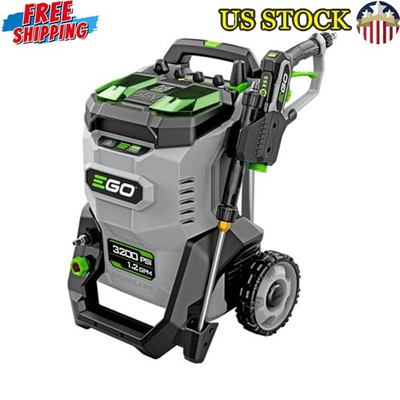 #ad 3200 PSI Battery Powered Pressure Washer W Multiple Nozzles amp; Wand Display New $782.33