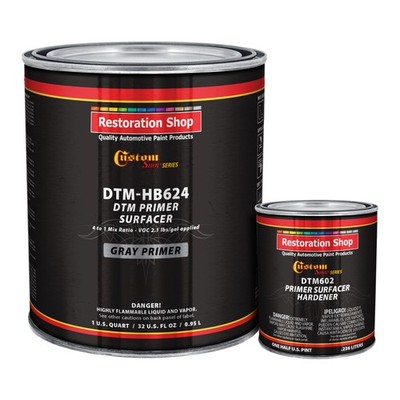 Custom Shop - Direct to Metal Primer Surfacer GRAY (DTM) - 2.1 VOC (QUART KIT)