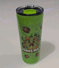 Zak! Designs Minecraft Creeper 20oz Metal Tumbler Cup