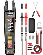 Multimeter Tester Color LCD TRMS 4000 Counts Clamp Meter Auto Ranging Recharg...