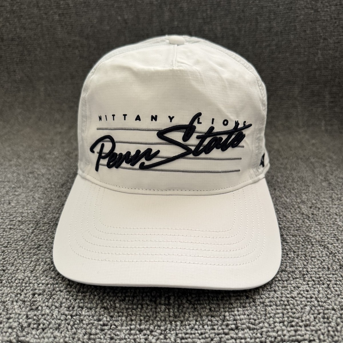'47 Brand Penn State Snapback Cap Curved Brim White NCAA Hat