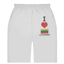 'I Love Lithuania' Adult Sweatpants / Joggers (JO032819)