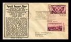 Dr Jim Stamps Fdc 2 Cut Singles From Scott 778 Tipex Sheet Imperial Cachet