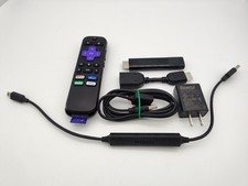 Roku Streaming Stick 4K Model 3810X w/ Voice Remote, HDMI Extender  Power