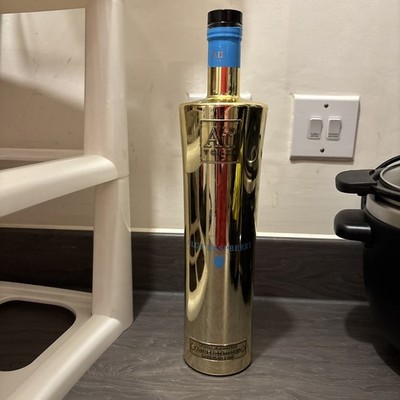 Au Vodka Blue Raspberry Dummy Empty Bottle Home Decoration Collectable Bottle