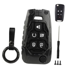 Key Fob Replacement 5 Button for Chevy Cruze Camaro Impala Equinox 5 Buttons