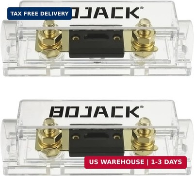 2 Pack ANL Fuse Holder with 125A Fuses for 0 2 4 8 Gauge AWG Car Audio