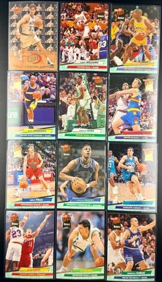 1992-93 Fleer Ultra Basketball RC Rookie Lot 24 Laettner Peeler Sealy