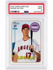 2018 TOPPS HERITAGE #600 SHOHEI OHTANI ROOKIE RC PSA 9