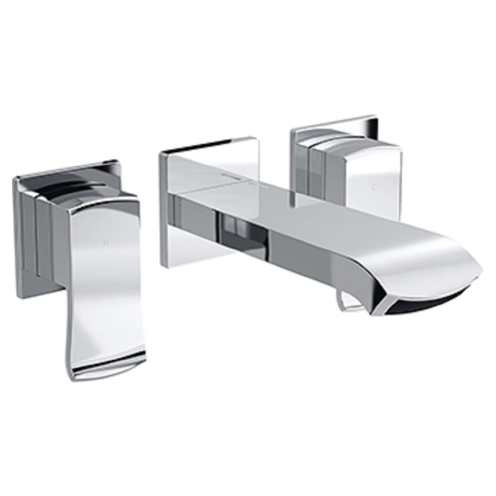 Chrome Wall Mounted Bath Filler Mixer Tap Bristan Descent WMBF  Ceramic Discs