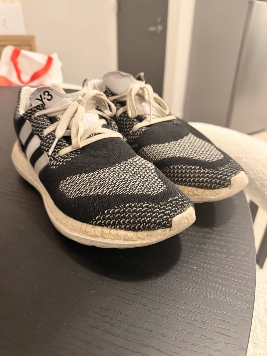 Adidas Y-3 Pureboost ZG Black White for sale | eBay