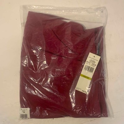 Alfred Dunner Alexander Valley RR Classic Fit Pants Berry Color Size 14
