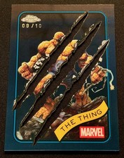 2025 Topps Chrome Marvel THE THING #109 Clawed Black Refractor /10 (SP) 🔥🔥