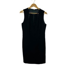 Elie Tahari Green Velvet Sheath Dress Size 8 Holiday Party Christmas Cocktail