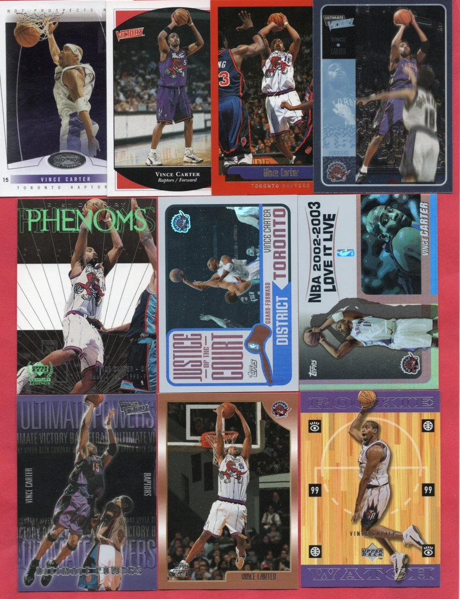 Vince Carter Basketball Vintageless Sports Trading Cards
