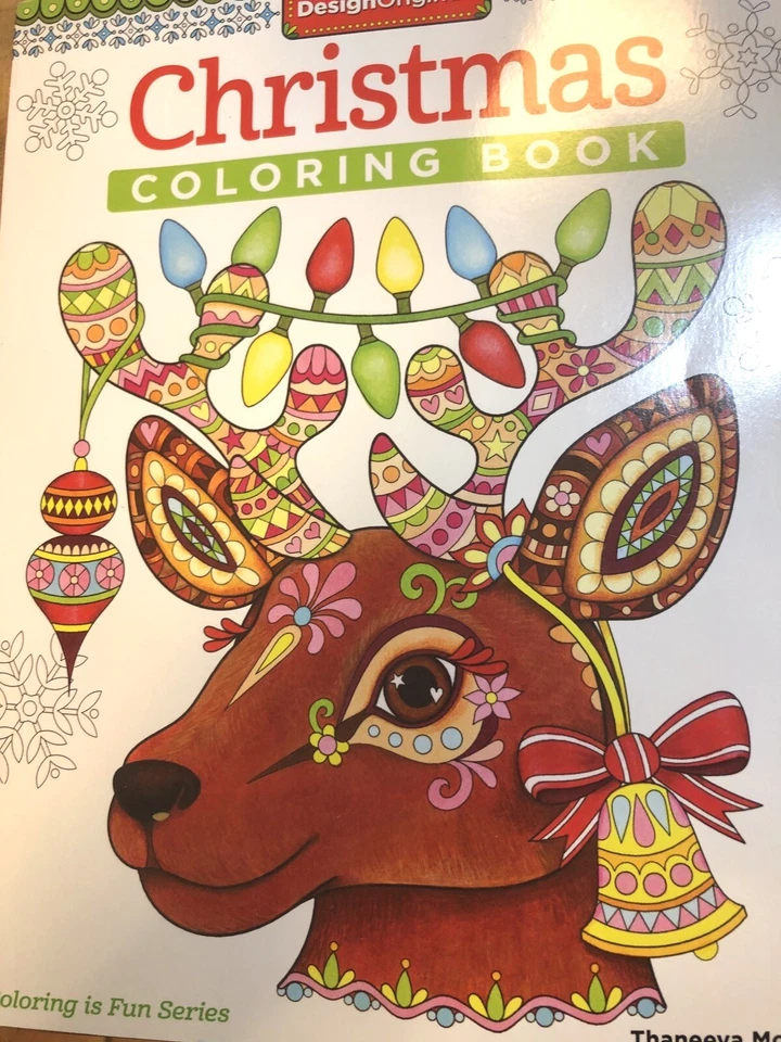 COLORING BOOKS Design Originals Thaneeya McArdle & Creative Creations Christmas  - Image 2 of 4