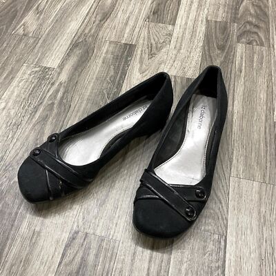 LIZ CLAIBORNE Truett Black Loafers Flats Women's Comfort Shoes