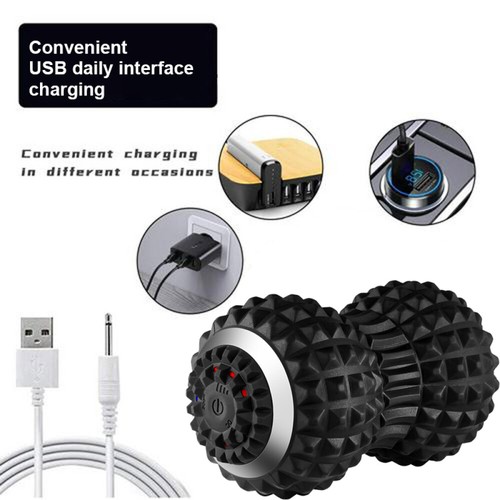 Vibrating Massager Roller 4 Speeds Electric Massage Muscle & Back Pain Recovery - Picture 11 of 17