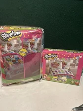 NEW Shopkins Twin|Full Reversible Comforter + 3pc Twin Sheet Set Girls Bedding