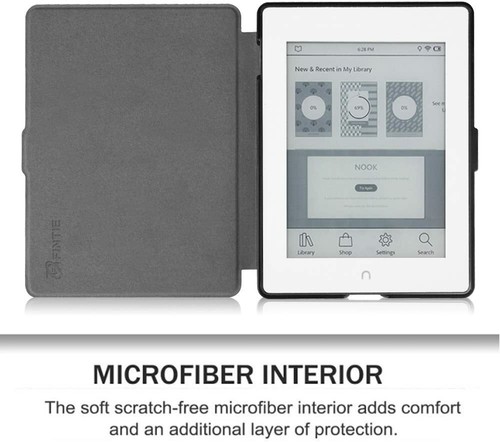 Fintie Barnes & Noble NOOK GlowLight Plus Bnrv510 Case Leather Slim Fit Cover - Picture 4 of 23