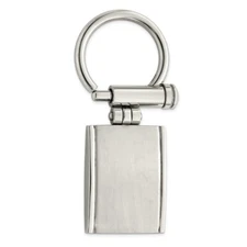 Stainless Steel Brushed and Polished Key Chain
