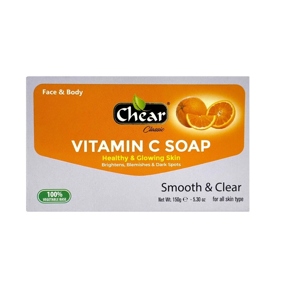 Chear Vitamin C Soap 150g - Brightening, dark spots, blemishes for face & body