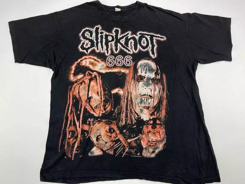 Slipknot Skull Star Shirt - Vintagenclassic Tee