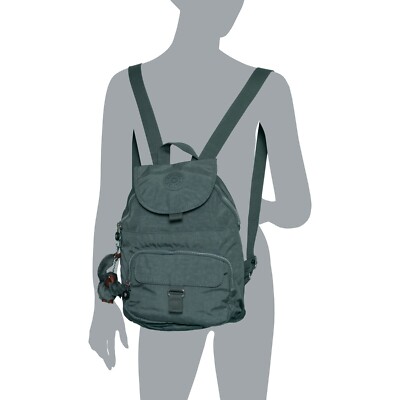 Kipling Queenie Light Aloe Green Backpack without Keychain Kipling womens queenie backpack - Gem main image 4