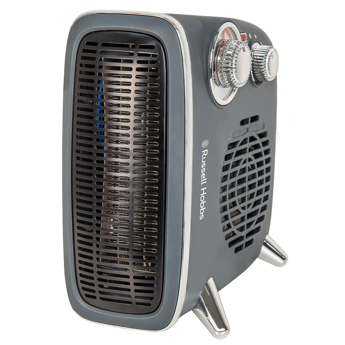 Russell Hobbs Fan Heater 1.8kW Grey Retro Horizontal/Vertical RHRETHFH1001G  | eBay