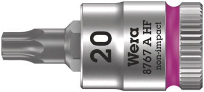 8767 A HF TORX  Zyklop Bitnuss mit 1/4''-Antrieb, mit Haltefunktion, TX 20 x 28 m
