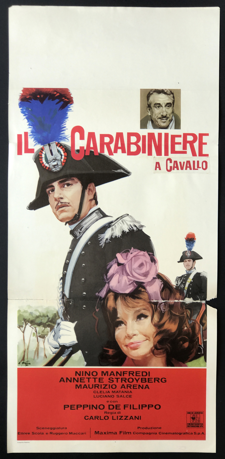 Locandina originale film Il carabiniere (1981) - Regia di Silvio Amadio