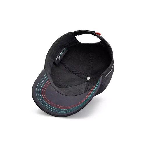 Mercedes AMG Petronas F1 2022 Black Team Baseball Cap - Bild 8 von 8