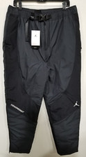 Air Jordan 23 Engineered Woven Pant Logo DC9658-010 Sz Lg - Black