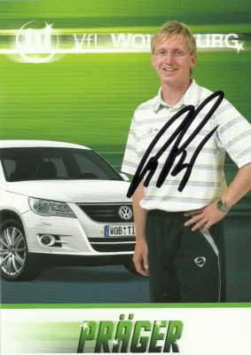 Roy Präger / Autogrammkarte VFL Wolfsburg / Saison 2007-2008