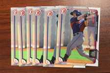 2015 Bowman BP140 Eric Haase 6 Count Lot Cleveland Indians