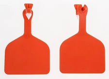 Z Tag Blank Feedlot ID tag, Orange, 50/pk