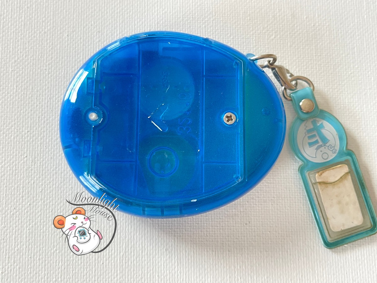 CUSTOM: Tamagotchi School Tamasuku Transparent Blue Mamegoma