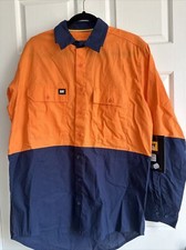 CAT - Mens - Hi-visibility Shirt - 1610835 Light Weight Shirt - Size M - BNWT