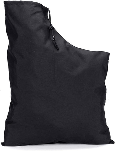 Sacco Per Aspirafoglie Con Cordino - Borsa Riutilizzabile Per Soffiatore, Nero, 60x44 Cm - Foto 4