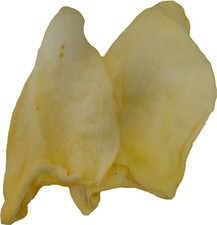 100 CT. Natural White Cow Ears, Large, Product Of USA