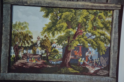 Village Blacksmith Needlepoint Kit #2602 Currier & Ives 9"x14"- READ - Picture 2 of 4