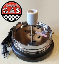 Lighted Gas Pump Globe Base for your Gas Station - Garage - Man Cave