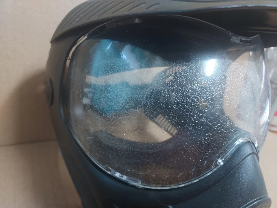 TIPPMANN PAINTBALL头盔带全脸面罩和卡带 — 第 3/4 张图片